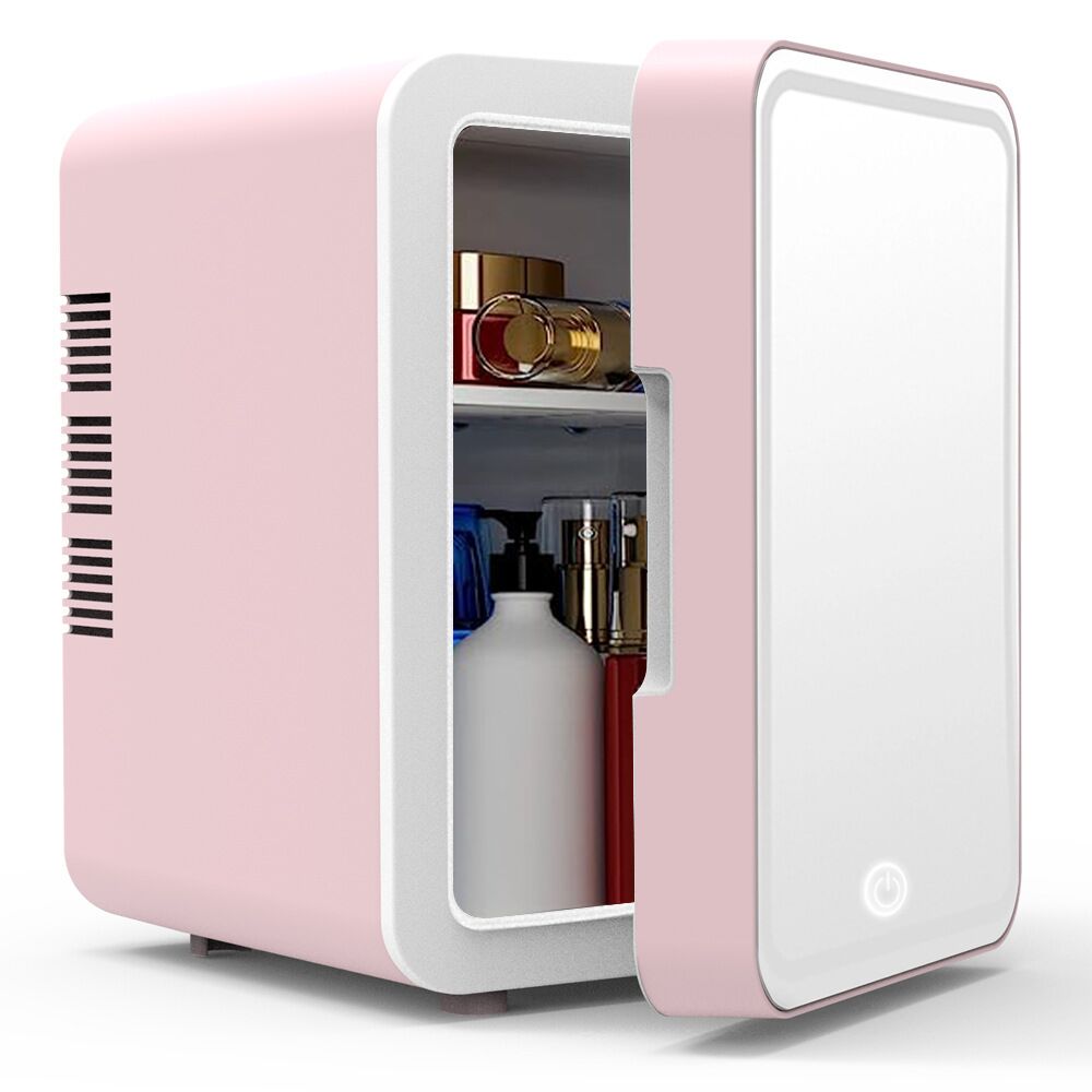 Refrigerator Mirror Beauty And Skincare Products - Image 1